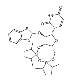 2'-O-(1,3-benzodithiol-2-yl)-3',5'-O-(1,1,3,3-tetraisopropyldisiloxan-1,3-diyl)uridine picture