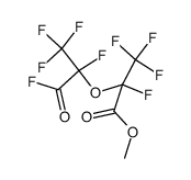 4-carbomethoxyperfluoro-2-methyl-3-oxapentanoyl fluoride结构式