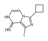 3-Cyclobutyl-1-iodoimidazo[1,5-a]pyrazin-8-amine Structure