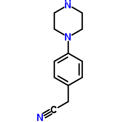 [4-(1-Piperazinyl)phenyl]acetonitrile结构式