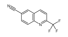 2-三氟甲基喹啉-6-甲腈结构式