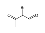 Butanal,2-bromo-3-oxo- Structure