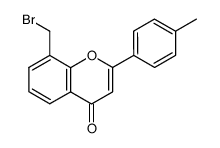 8-(bromomethyl)-2-(p-tolyl)-4H-chromen-4-one Structure
