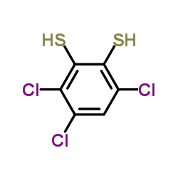 3,4,6-三氯苯-1,2-硫醇结构式