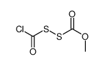 methyl (carbonochloridoyldisulfanyl)formate Structure