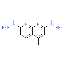 1,8-Naphthyridine,2,7-dihydrazino-4-methyl- (3CI)结构式
