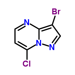 3-Bromo-7-chloropyrazolo[1,5-a]pyrimidine Structure