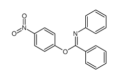 N-phenyl-benzimidic acid-(4-nitro-phenyl ester)结构式