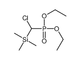 [chloro(diethoxyphosphoryl)methyl]-trimethylsilane Structure