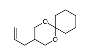 3-prop-2-enyl-1,5-dioxaspiro[5.5]undecane结构式