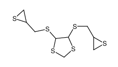 4,5-bis(thiiran-2-ylmethylsulfanyl)-1,3-dithiolane结构式