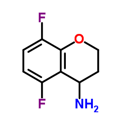 5,8-DIFLUOROCHROMAN-4-AMINE-HCL Structure