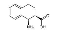 cis-1-amino-1,2,3,4-tetrahydro-2-naphthalenecarboxylic acid structure