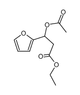 ethyl 3-acetoxy-3-(furan-2-yl)propanoate Structure