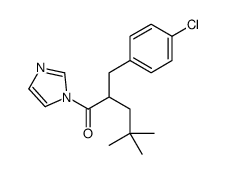 2-[(4-chlorophenyl)methyl]-1-imidazol-1-yl-4,4-dimethylpentan-1-one Structure