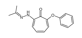 7-Hydrazino-2-phenoxy-tropon-isopropyliden-Derivat结构式