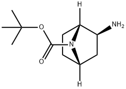 tert-Butyl (1R,2S,4S)-2-amino-7-azabicyclo[2.2.1]heptane-7-carboxylic acid Structure