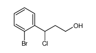 3-(2-bromophenyl)-3-chloropropan-1-ol picture