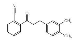 2'-CYANO-3-(3,4-DIMETHYLPHENYL)PROPIOPHENONE structure