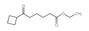 Ethyl 6-cyclobutyl-6-oxohexanoate structure