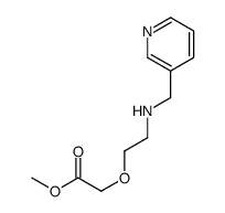 methyl 2-[2-(pyridin-3-ylmethylamino)ethoxy]acetate结构式