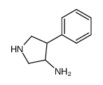 3-Pyrrolidinamine,4-phenyl- structure