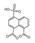4,5-dinitro-naphthalene-1-sulfonic acid结构式