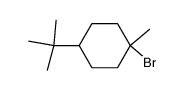 4-tert-butyl-1-methylcyclohexyl bromide Structure