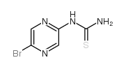 (5-溴-2-吡嗪)-硫脲结构式