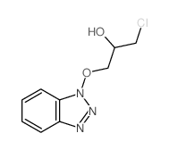 2-Propanol,1-(1H-benzotriazol-1-yloxy)-3-chloro-结构式