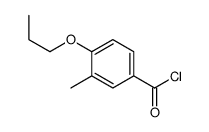 m-Toluoyl chloride, 4-propoxy- (7CI) Structure