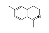 1,6-dimethyl-3,4-dihydroisoquinoline结构式