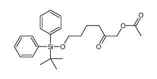 [6-[tert-butyl(diphenyl)silyl]oxy-2-oxohexyl] acetate结构式