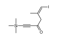 6-iodo-5-methyl-1-trimethylsilylhex-5-en-1-yn-3-one Structure