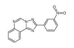 2-(3-nitrophenyl)-[1,2,4]triazolo[1,5-c]quinazoline结构式