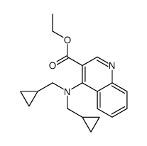 ethyl 4-[bis(cyclopropylmethyl)amino]quinoline-3-carboxylate Structure