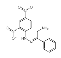 N-[(2-amino-1-phenyl-ethylidene)amino]-2,4-dinitro-aniline结构式