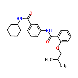 N-[3-(Cyclohexylcarbamoyl)phenyl]-2-isobutoxybenzamide Structure