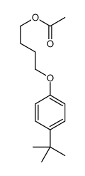 4-(4-tert-butylphenoxy)butyl acetate结构式