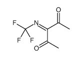 3-(trifluoromethylimino)pentane-2,4-dione Structure