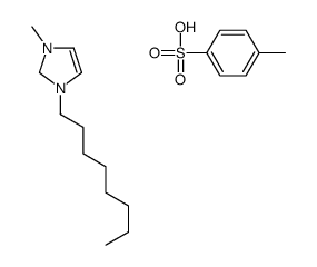 4-methylbenzenesulfonate,1-methyl-3-octyl-1,2-dihydroimidazol-1-ium结构式