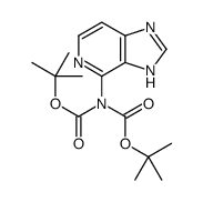 Bis(2-methyl-2-propanyl) 1H-imidazo[4,5-c]pyridin-4-ylimidodicarb onate结构式