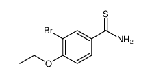 Benzenecarbothioamide, 3-bromo-4-ethoxy Structure