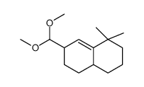 7-(dimethoxymethyl)octahydro-1,1-dimethylnaphthalene结构式
