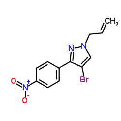 1-Allyl-4-bromo-3-(4-nitrophenyl)-1H-pyrazole Structure
