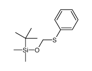 tert-butyl-dimethyl-(phenylsulfanylmethoxy)silane结构式