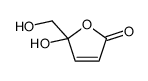 5-hydroxy-5-(hydroxymethyl)furan-2-one Structure