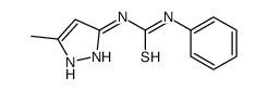 1-(5-Methyl-1H-pyrazol-3-yl)-3-phenylthioure Structure