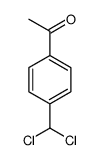 1-[4-(dichloromethyl)phenyl]ethanone Structure