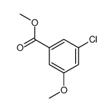 3-氯-5-甲氧基苯甲酸甲酯结构式